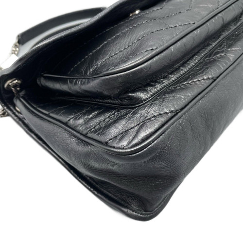 Yves Saint Laurent Medium Niki Chain Calfskin Black