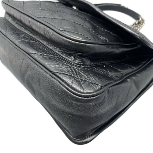 Yves Saint Laurent Medium Niki Chain Calfskin Black
