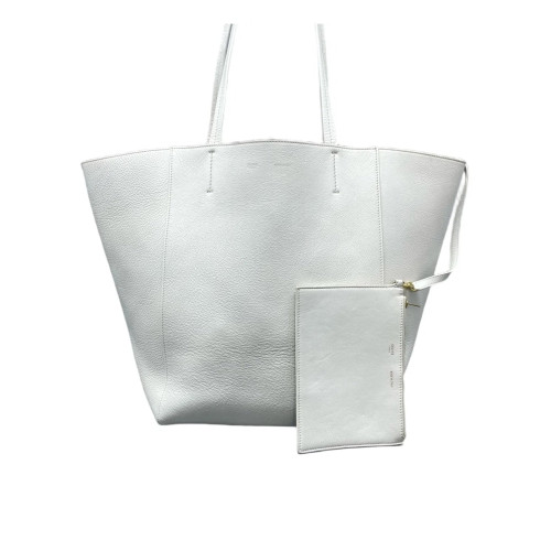 Celine Tote Bag Calfskin White