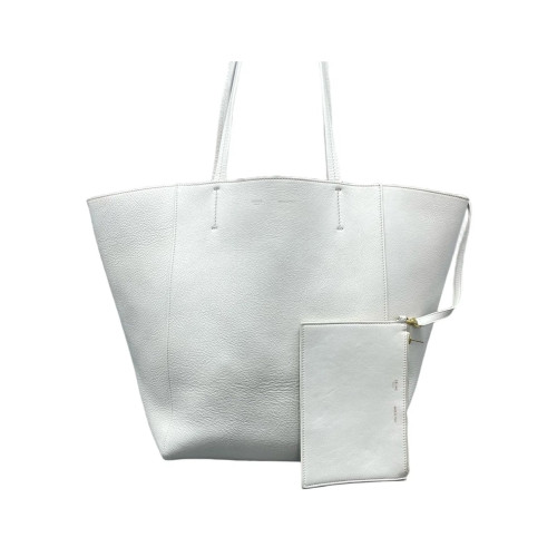 Celine Tote Bag Calfskin White