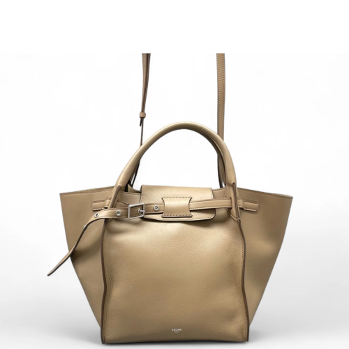 Celine Small Big Bag Calfskin Natural Tan Celine Small Big Bag Calfskin Natural Tan
