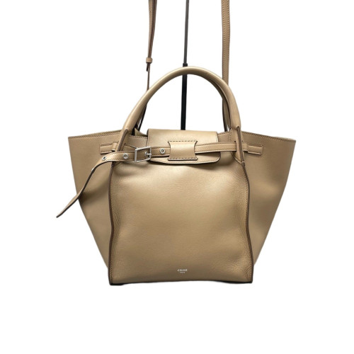 Celine Small Big Bag Calfskin Natural Tan Celine Small Big Bag Calfskin Natural Tan