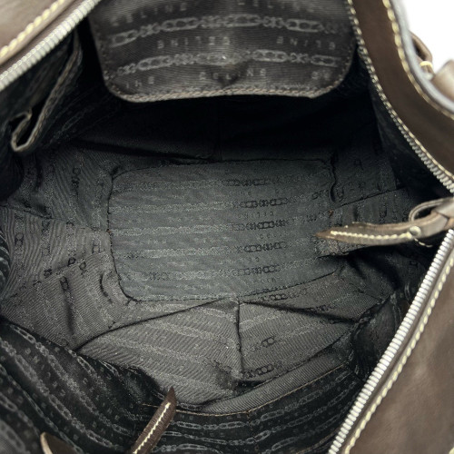 Celine Handbag Calfskin Dark Brown