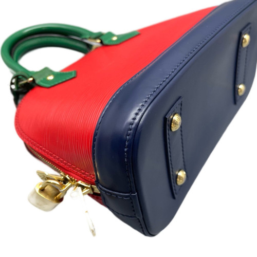 Louis Vuitton Alma BB Epi Red Blue