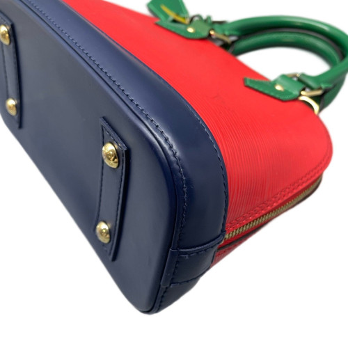 Louis Vuitton Alma BB Epi Red Blue