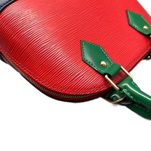 Louis Vuitton Alma BB Epi Red Blue