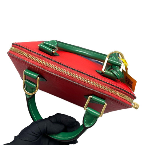 Louis Vuitton Alma BB Epi Red Blue