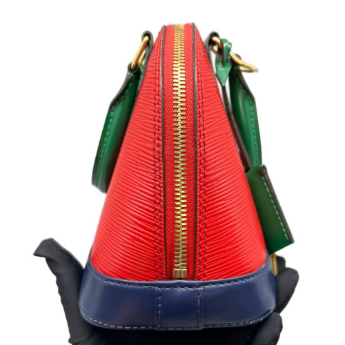 Louis Vuitton Alma BB Epi Red Blue
