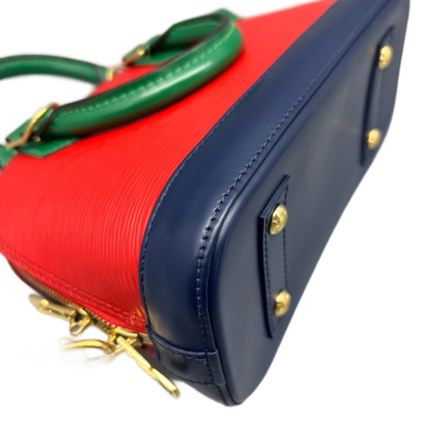 Louis Vuitton Alma BB Epi Red Blue
