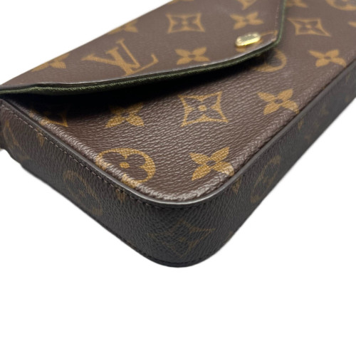 Louis Vuitton Felicie Strap & Go Monogram Brown Green