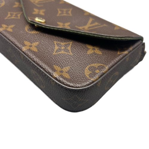 Louis Vuitton Felicie Strap & Go Monogram Brown Green