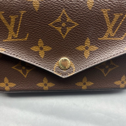 Louis Vuitton Felicie Strap & Go Monogram Brown Green