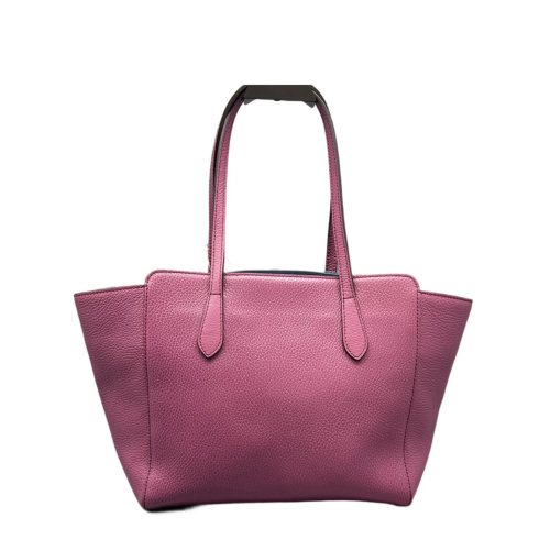Gucci Small Swing Tote Grained Calfskin Purple Gucci Small Swing Tote Grained Calfskin Purple