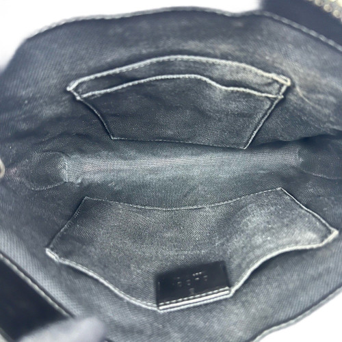Gucci Messenger GG Monogram Black Grey Gucci Messenger GG Monogram Black Grey