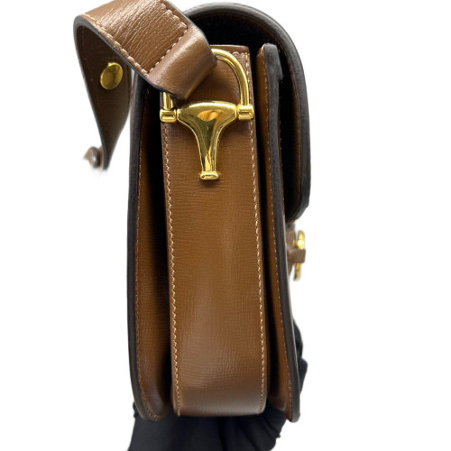 Gucci Small Horsebit 1955 GG Supreme Monogram Tan Beige