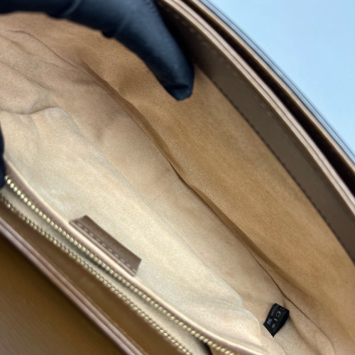 Gucci Small Horsebit 1955 GG Supreme Monogram Tan Beige