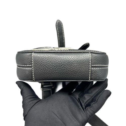 Dior Cannage Stitch Saddle Bag Calfskin Black Dior Cannage Stitch Saddle Bag Calfskin Black