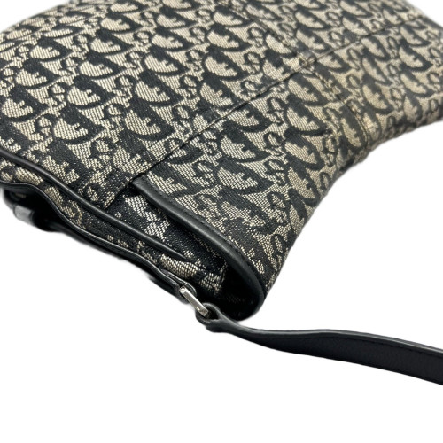 Dior Shoulder Bag Oblique Black Grey