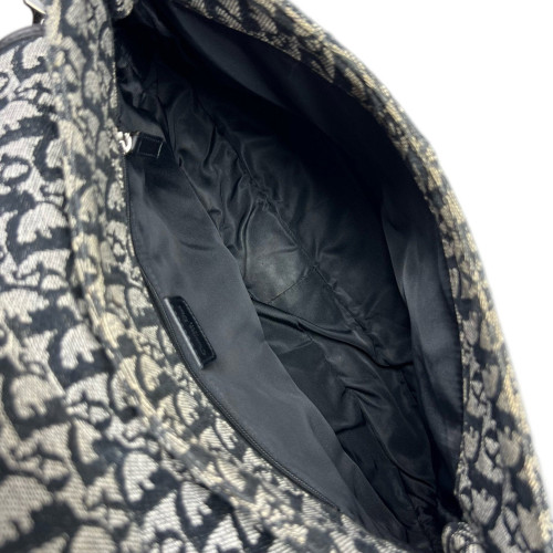 Dior Shoulder Bag Oblique Black Grey