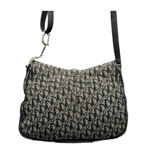 Dior Shoulder Bag Oblique Black Grey