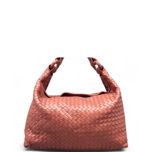 Bottega Veneta Hobo Calfskin Intrecciato Dusty Mauve