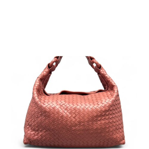 Bottega Veneta Hobo Calfskin Intrecciato Dusty Mauve