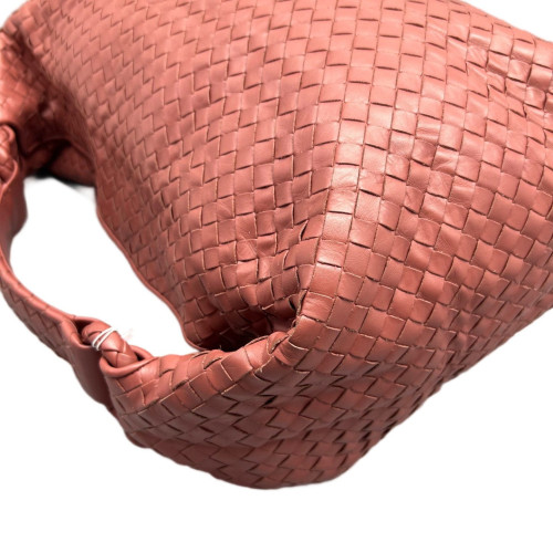 Bottega Veneta Hobo Calfskin Intrecciato Dusty Mauve