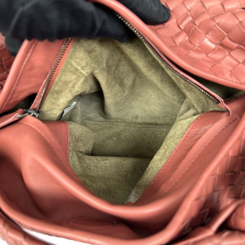 Bottega Veneta Hobo Calfskin Intrecciato Dusty Mauve