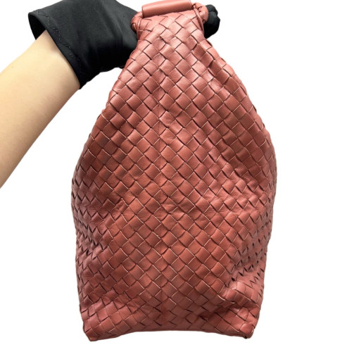Bottega Veneta Hobo Calfskin Intrecciato Dusty Mauve