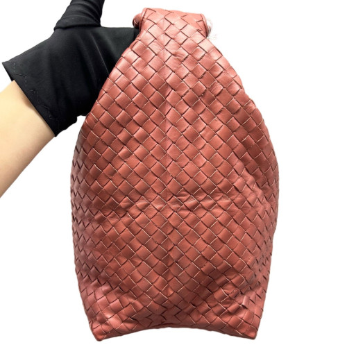 Bottega Veneta Hobo Calfskin Intrecciato Dusty Mauve