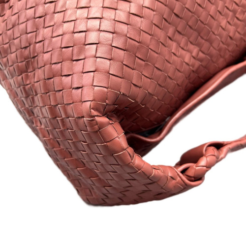 Bottega Veneta Hobo Calfskin Intrecciato Dusty Mauve