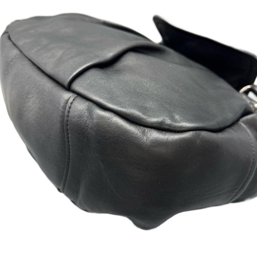 Prada Shoulder Bag Calfskin Black