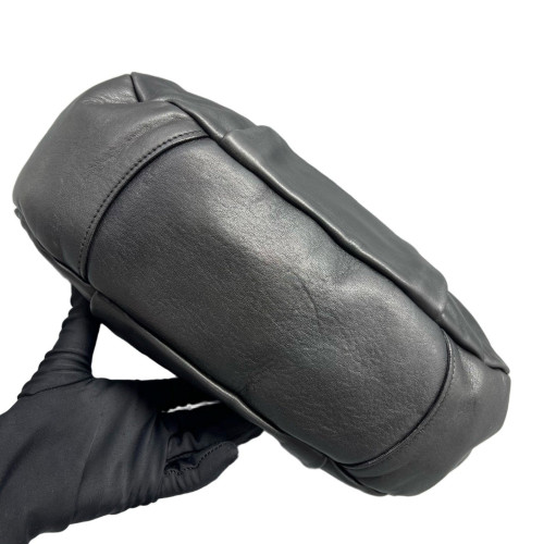 Prada Shoulder Bag Calfskin Black