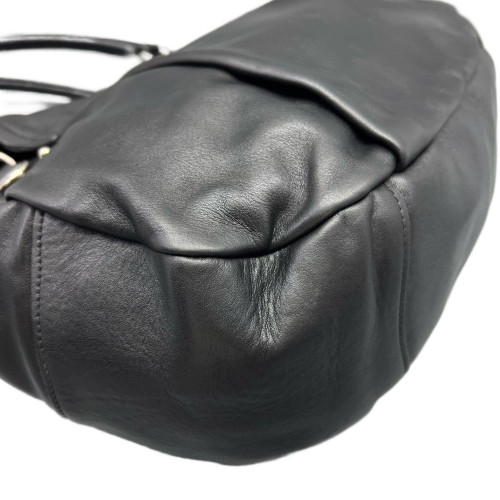 Prada Shoulder Bag Calfskin Black