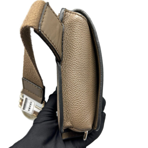 Loewe Military Bum Bag Grained Calfskin Grey Loewe Military Bum Bag Grained Calfskin Grey