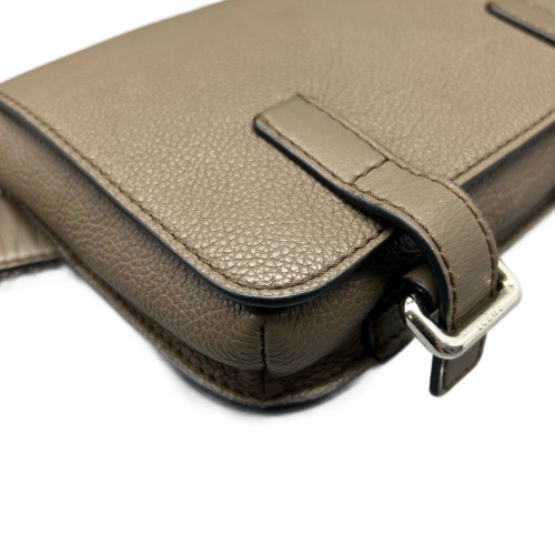Loewe Military Bum Bag Grained Calfskin Grey Loewe Military Bum Bag Grained Calfskin Grey