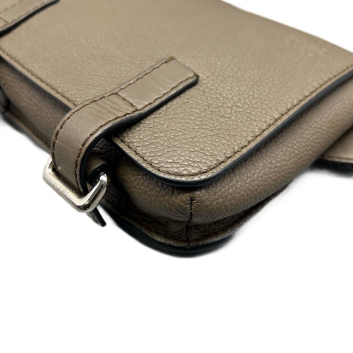 Loewe Military Bum Bag Grained Calfskin Grey Loewe Military Bum Bag Grained Calfskin Grey