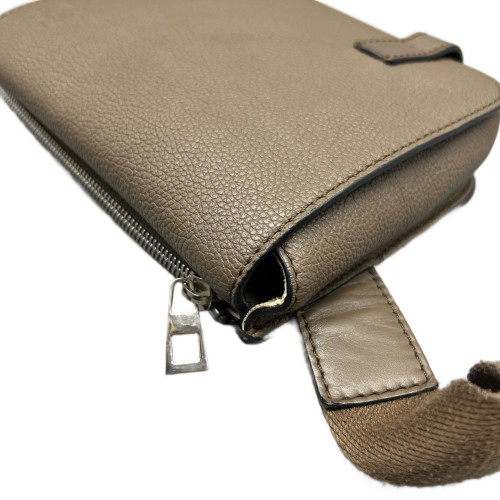 Loewe Military Bum Bag Grained Calfskin Grey Loewe Military Bum Bag Grained Calfskin Grey
