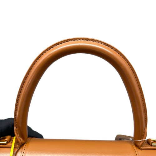 Balenciaga Hourglass Top Handle Medium Smooth Calfskin Brown Balenciaga Hourglass Top Handle Medium Smooth Calfskin Brown