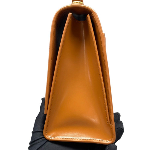 Balenciaga Hourglass Top Handle Medium Smooth Calfskin Brown Balenciaga Hourglass Top Handle Medium Smooth Calfskin Brown