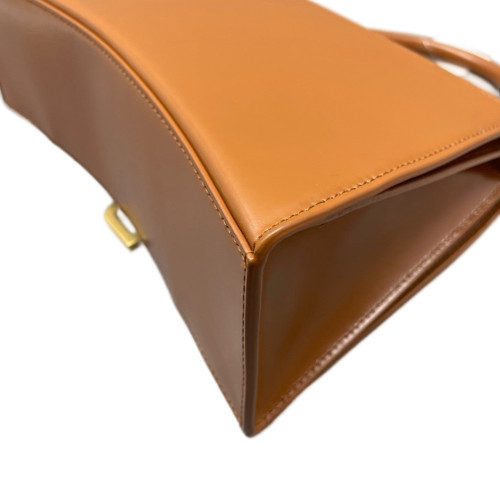 Balenciaga Hourglass Top Handle Medium Smooth Calfskin Brown Balenciaga Hourglass Top Handle Medium Smooth Calfskin Brown