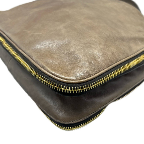 Prada Hobo Vitello Phenix Taupe Grey