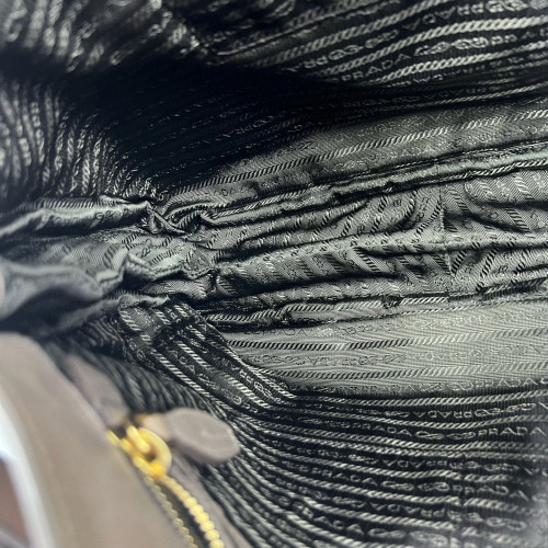 Prada Hobo Vitello Phenix Taupe Grey