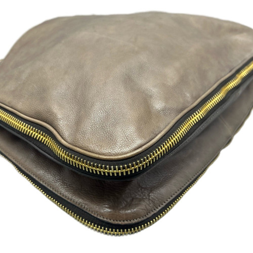 Prada Hobo Vitello Phenix Taupe Grey