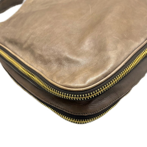 Prada Hobo Vitello Phenix Taupe Grey