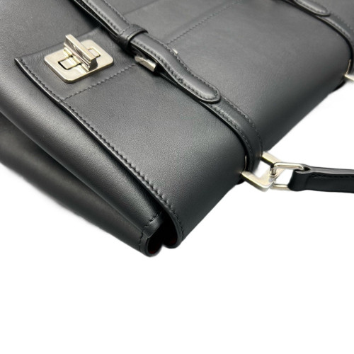 Prada Handbag Calfskin Black Prada Handbag Calfskin Black