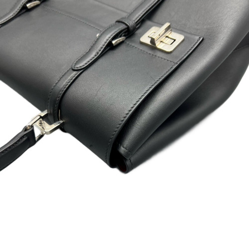 Prada Handbag Calfskin Black Prada Handbag Calfskin Black