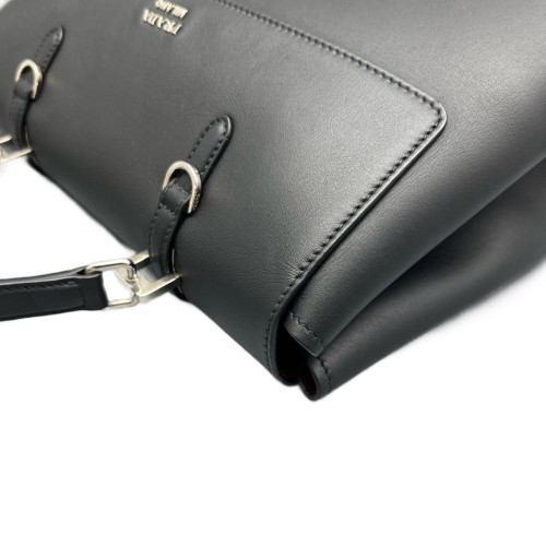 Prada Handbag Calfskin Black Prada Handbag Calfskin Black