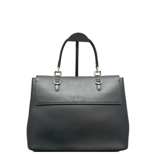 Prada Handbag Calfskin Black Prada Handbag Calfskin Black