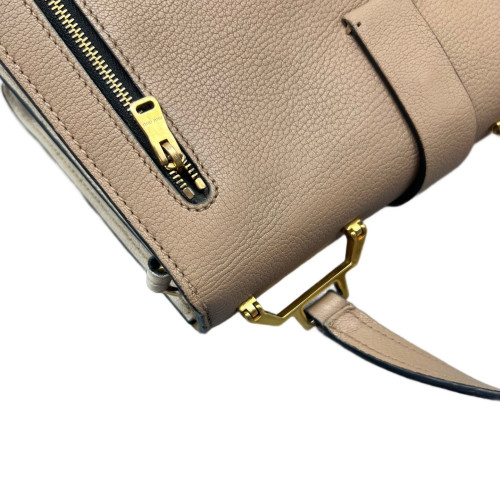 Miu Miu Madras Handbag Calfskin Beige White Miu Miu Madras Handbag Calfskin Beige White